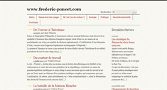 Desktop Screenshot of frederic-poncet.com